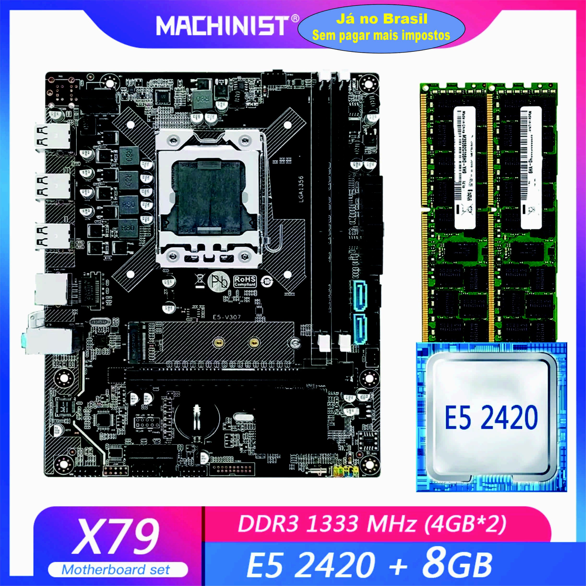 Kit Intel Xeon E5 2420 + placa X79 + 8gb de Ram Ddr3 1333mhz - ISVA  INFORMATICA