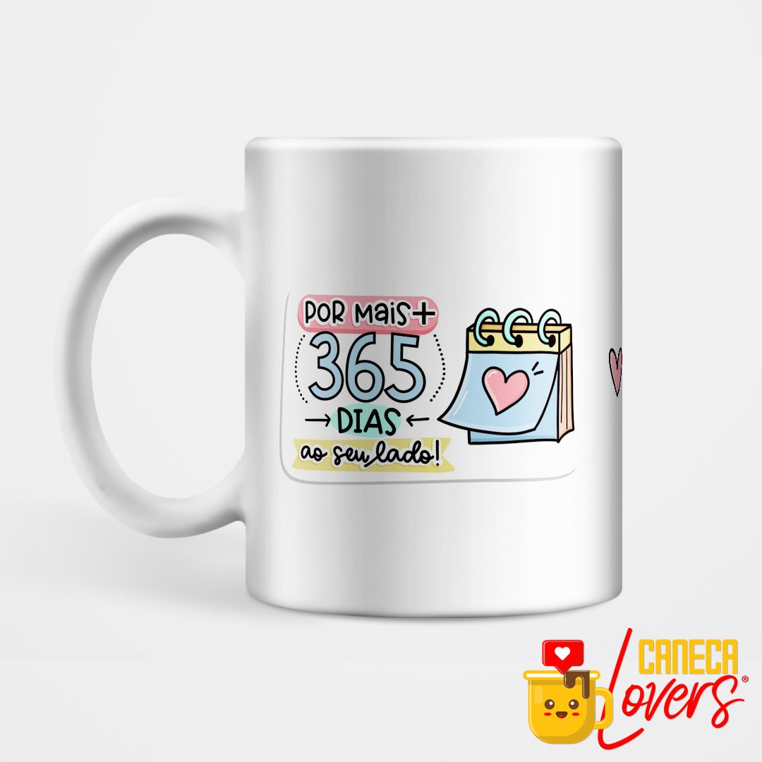 Caneca Flork Os Primeiros 365 Dias Do Ano São Mais Difíceis (Verde