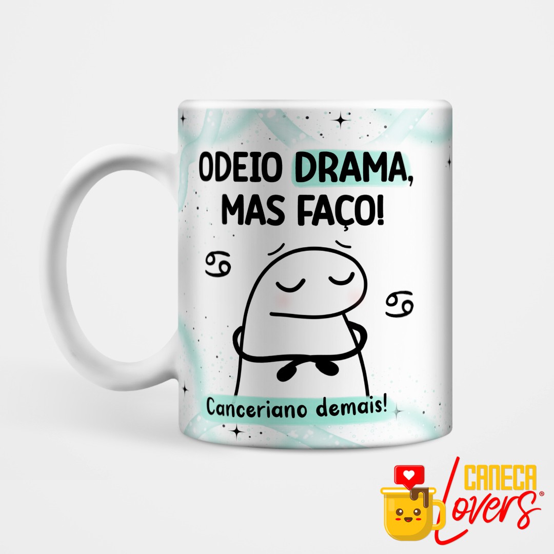 Caneca Flork Meme Para Namorados Cobertura Bolo É Amor Geek