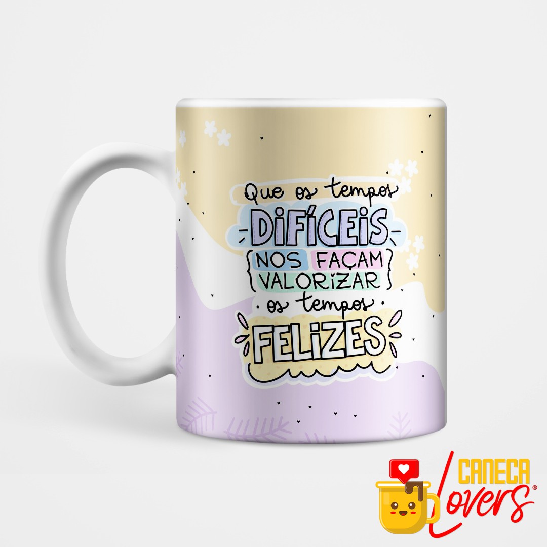 Caneca Porcelana a Flork Meme Feliz Aniversario Felicidades