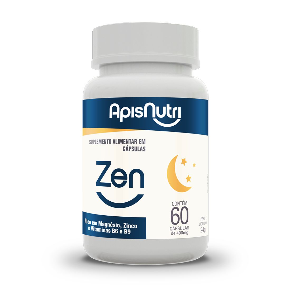 Zen 60 Cápsulas 430mg - Promove O Sono Natural - Vida Mais Natural - Loja  de Produtos Naturais