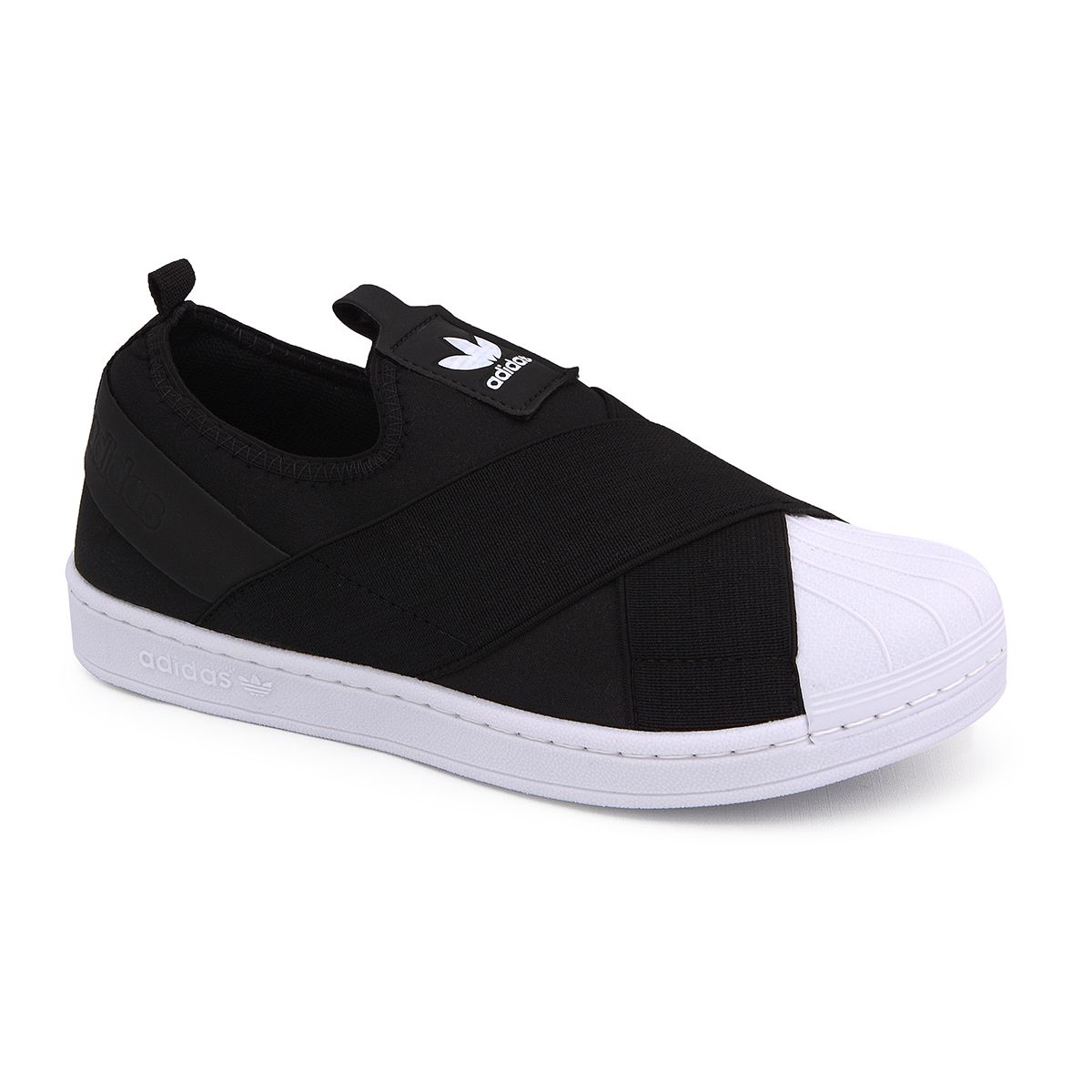 Tênis Adidas Slip On preto/branco - M.Shoes Imports