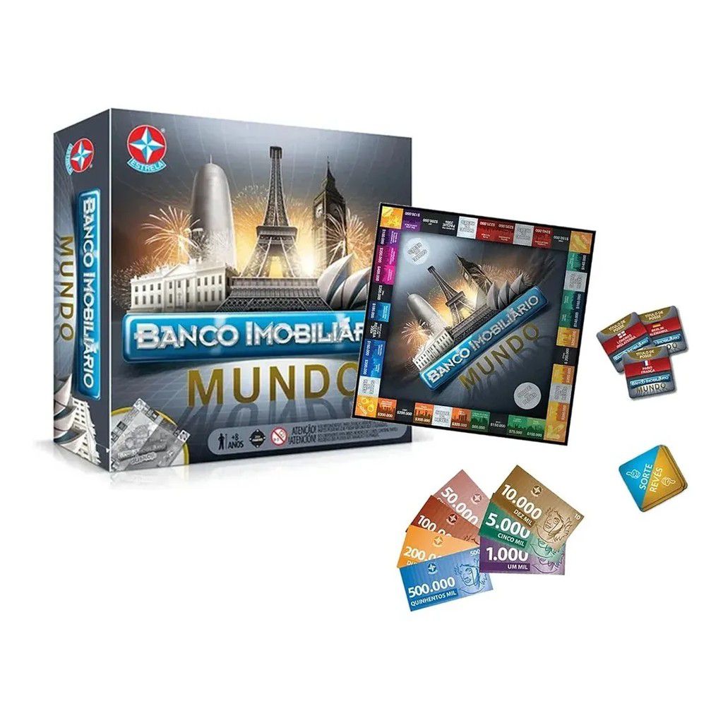 Kit Jogo War Edição Especial + Banco Imobiliário