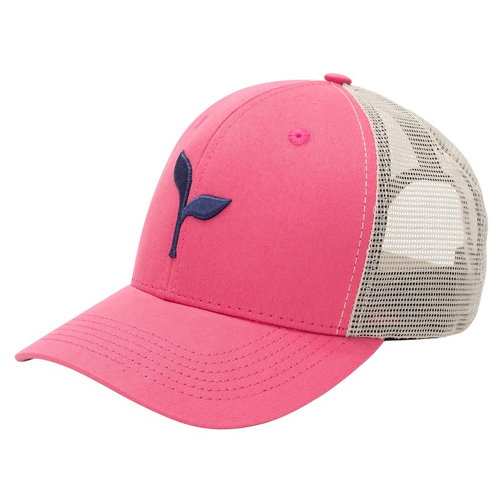 BONÉ ROSA COM LOGO AZUL - Vida no Campo | Feito para quem vive no Campo.