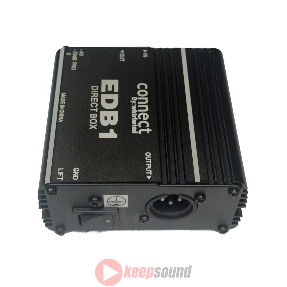 Direct Box Passivo EDB1 WHIRLWIND KEEPSOUND Loja de Equipamentos