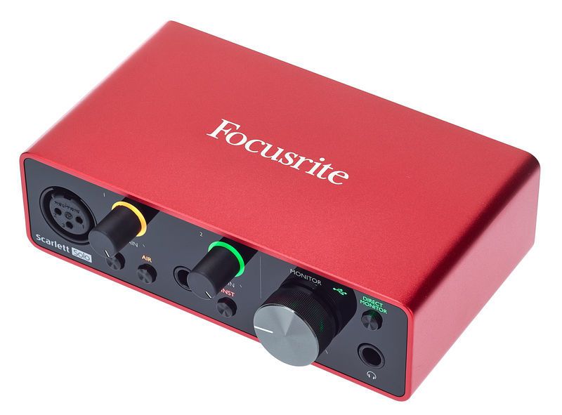 Interface De Áudio 3° Geração SCARLETT SOLO - FOCUSRITE