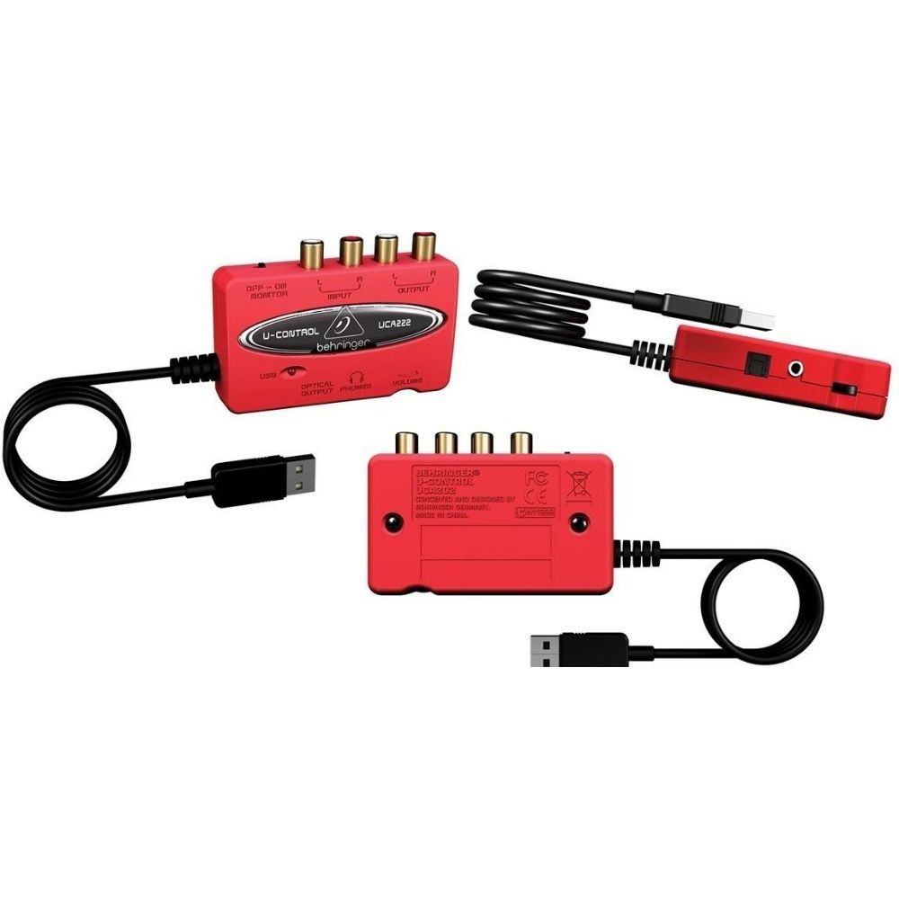 Interface de Áudio UCA 222 USB U-Control - Benhringer - KEEPSOUND ...