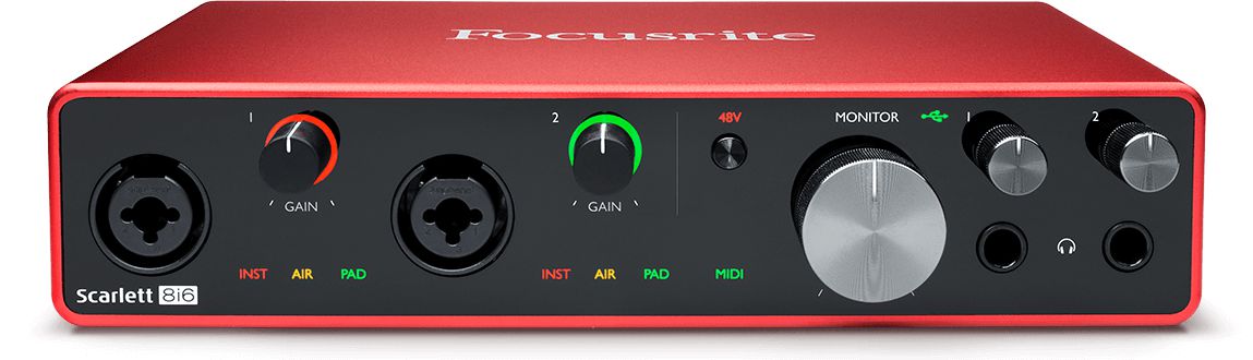 Interface De Audio SCARLETT 8I6 - FOCUSRITE - KEEPSOUND - Loja de