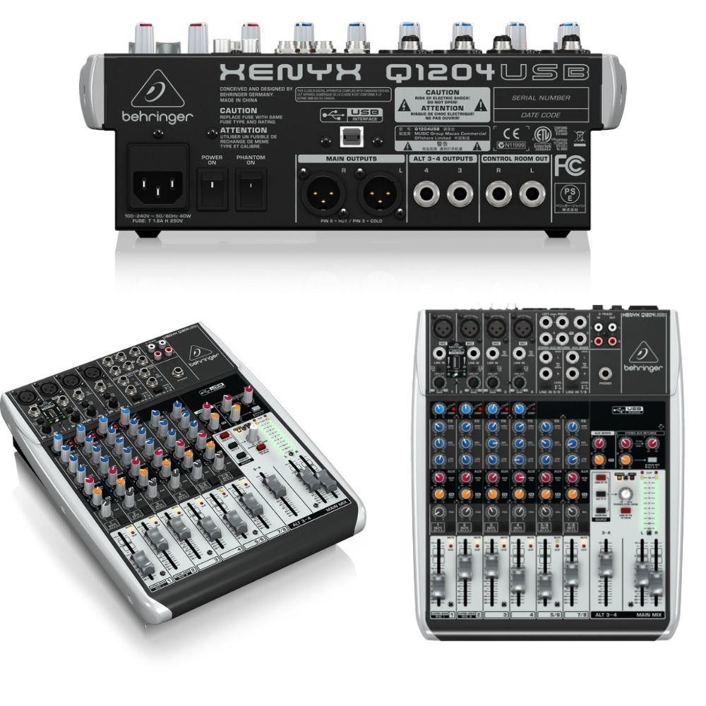 Behringer XENYX Q1204USB アナログミキサー Amazon | ベリンガー アナログミキサー 12チャンネル 1ノブコンプ/USB