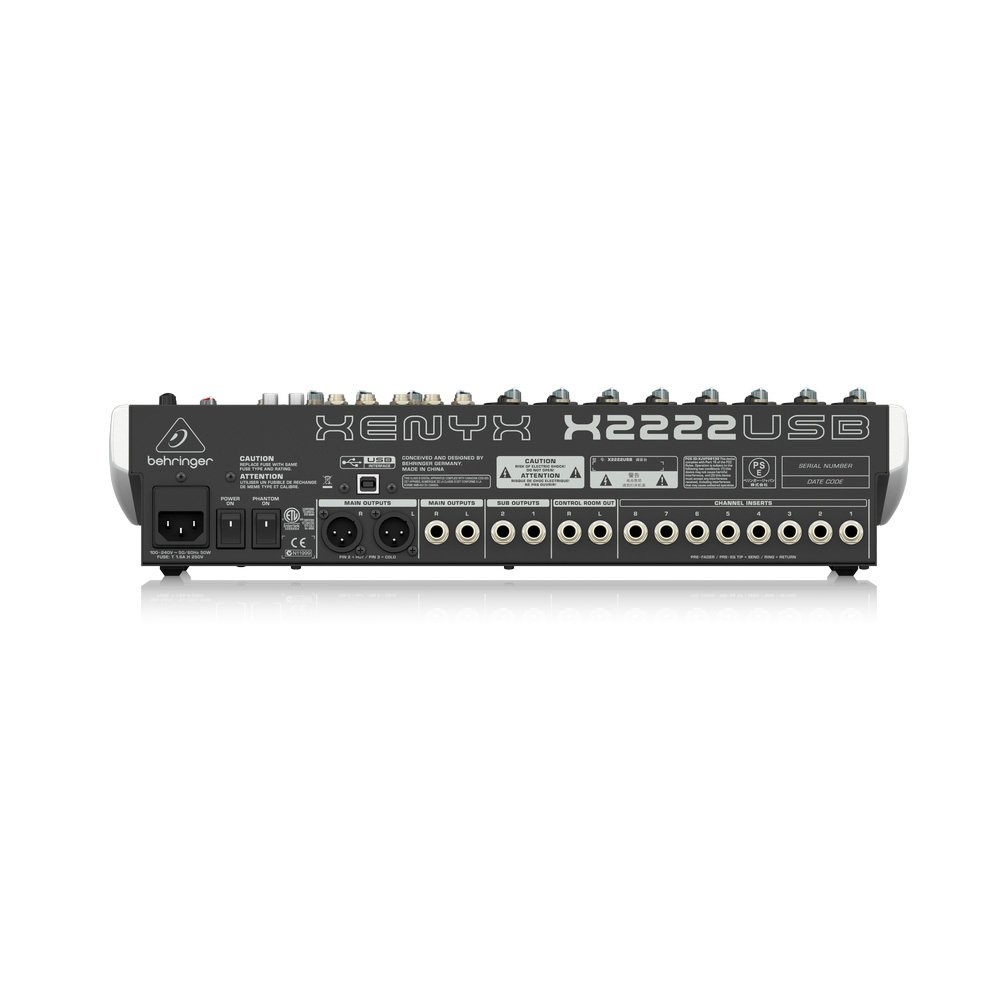 Mesa De Som Analógica XENYX X 2222 USB - BEHRINGER - KEEPSOUND