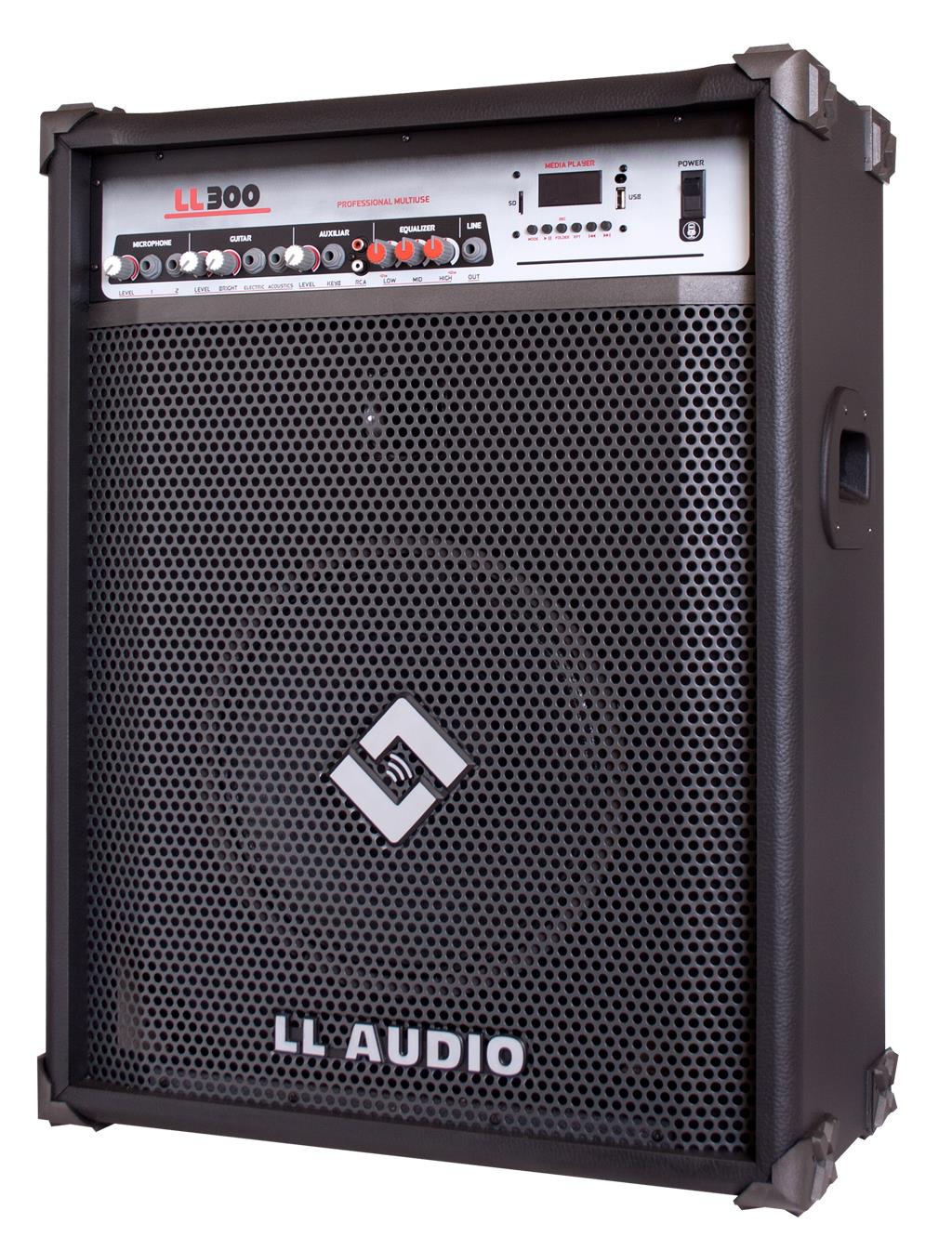 Caixa de som Amplificada Multiuso 75W LL 300 - LL AUDIO