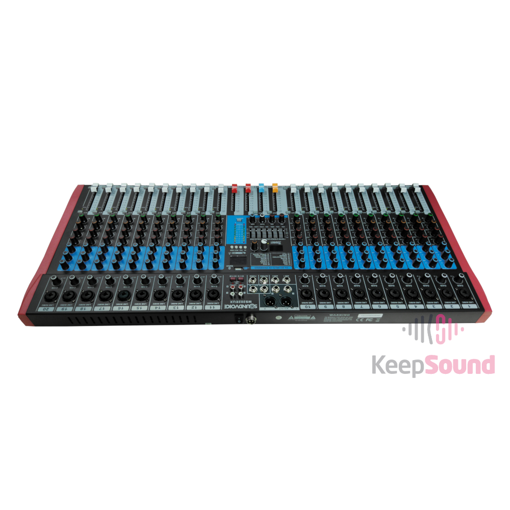 Mesa de Som 20 Canais MS202 EUX - SOUNDVOICE - KEEPSOUND - Loja de ...