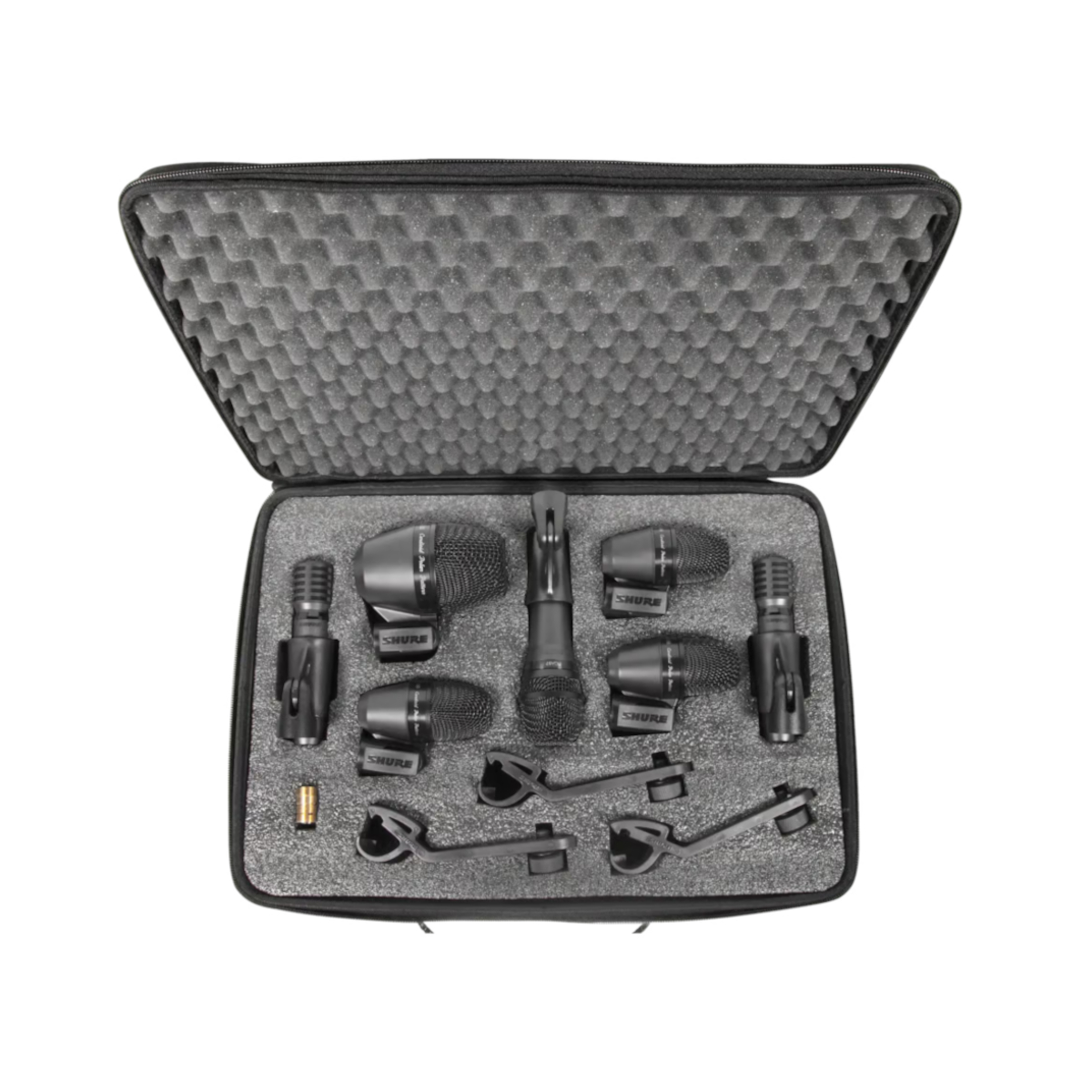 Kit de Microfones Shure PGA Drum Kit 7 para Bateria - Som