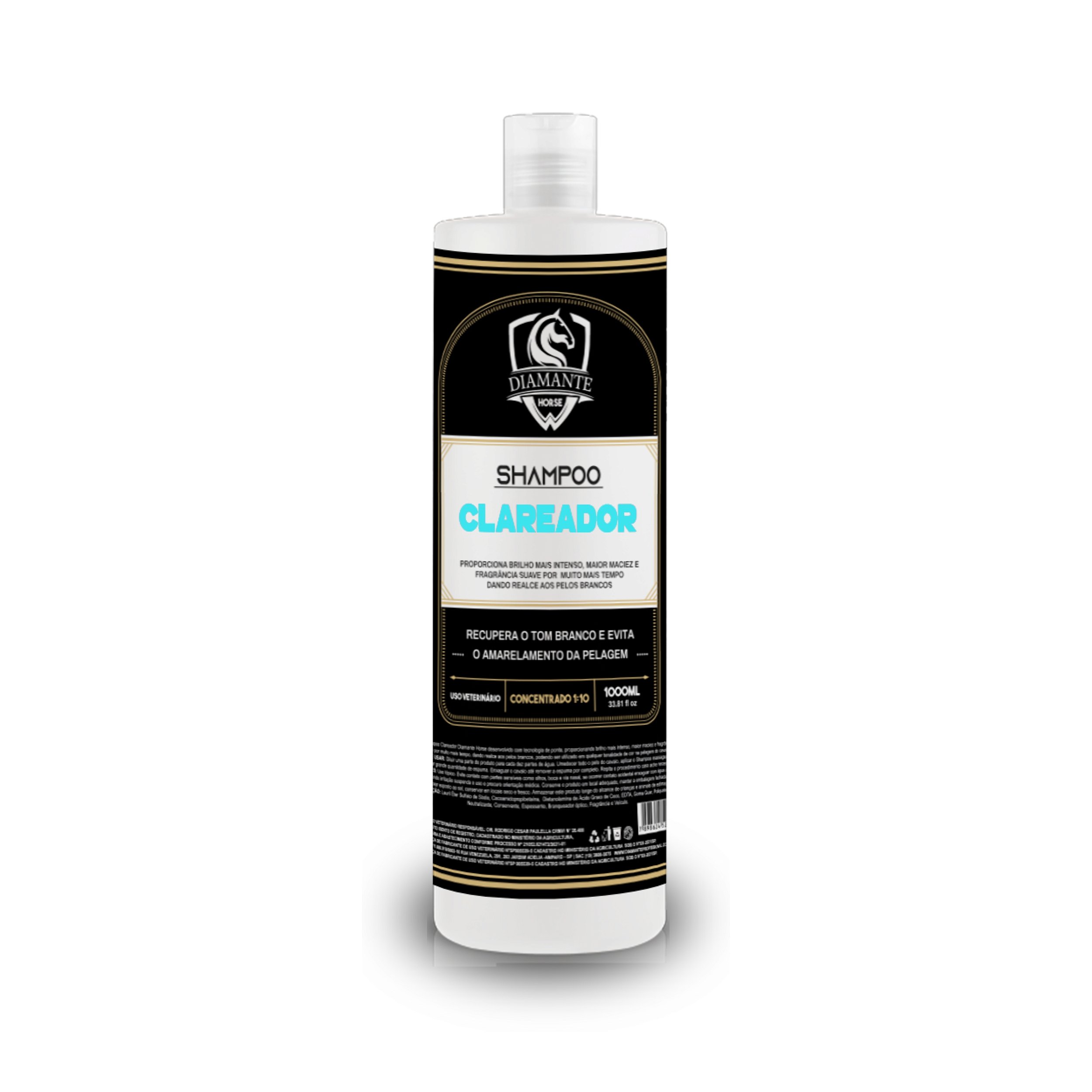 Shampoo Clareador Horse 1 Litro - Diamante Profissional