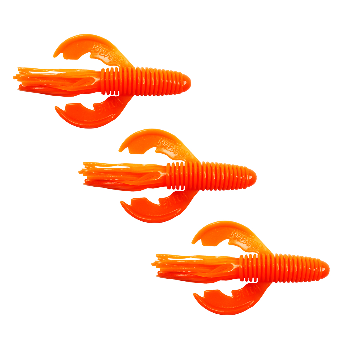 Isca Artificial Soft p/ Traíra Craw Tube Wing - Kreatur Soft Baits