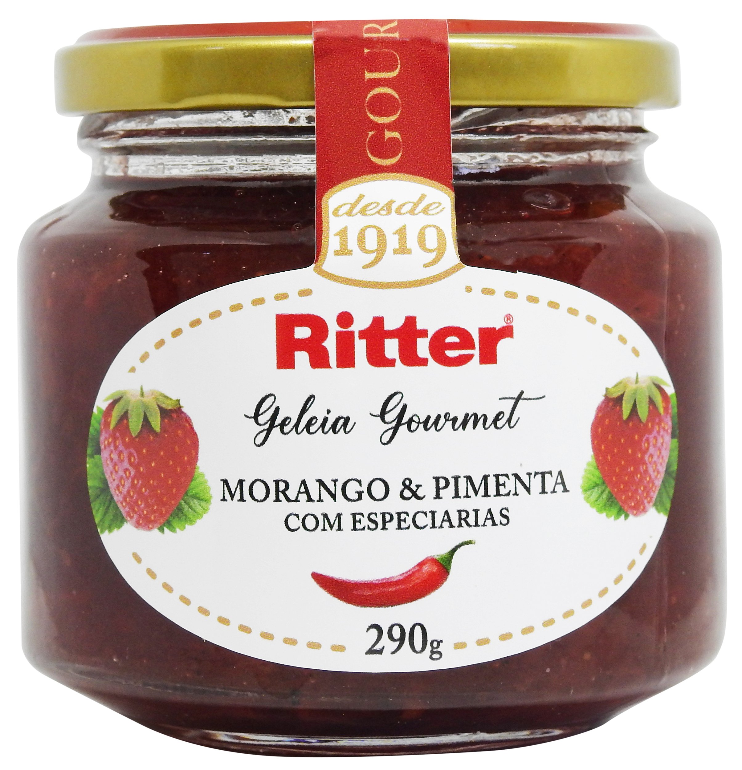 Geleia de Morangos com Pimenta 