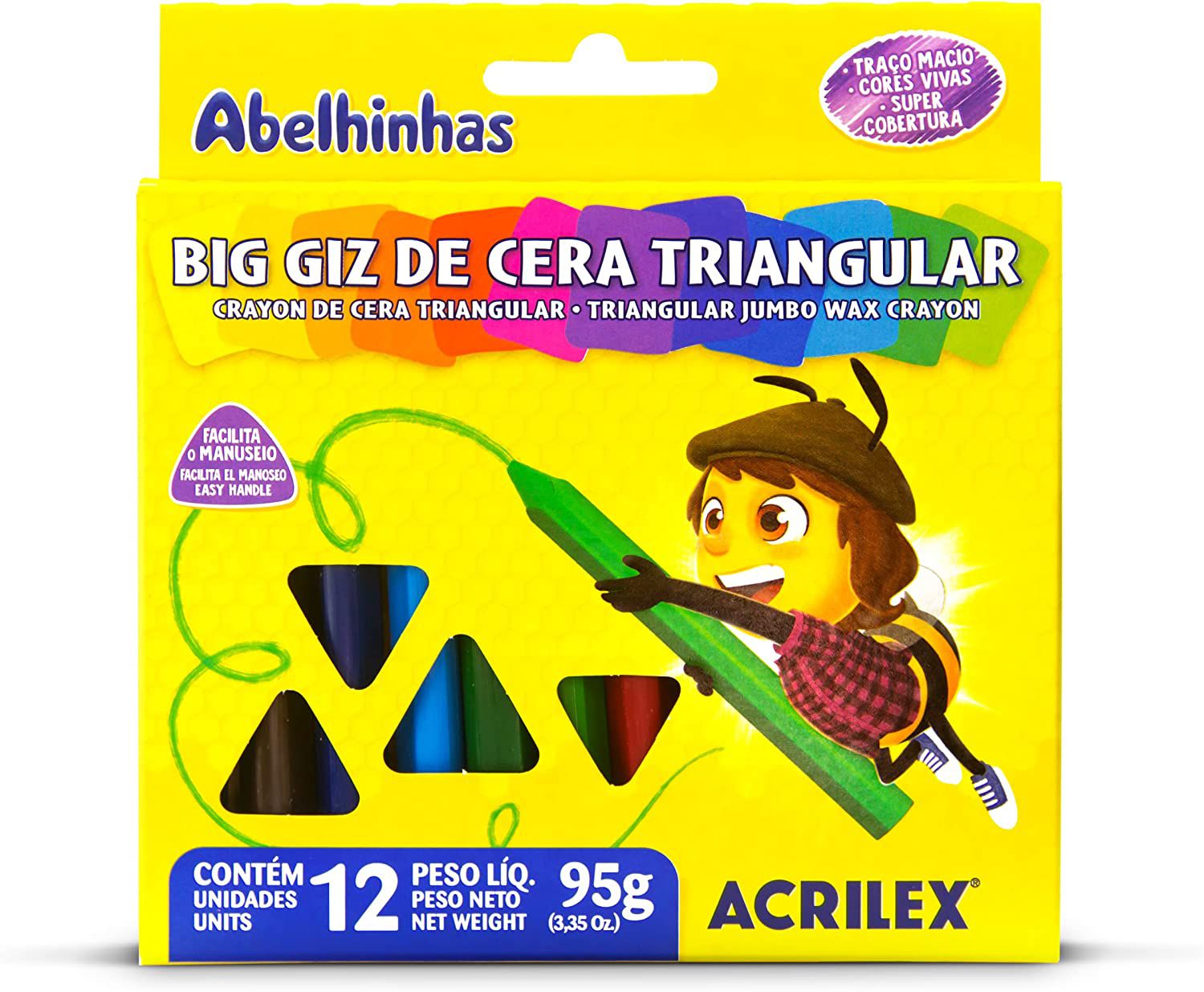 GIZ DE CERA - Abelhinhas Acrilex