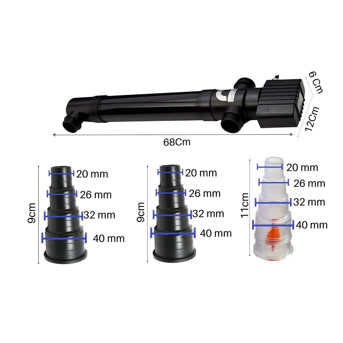 DETERGENTE E CHIARIFICATORE Acqua 5 Pz. Lavatrice Filtro Acqua Rete Per - Foto 11