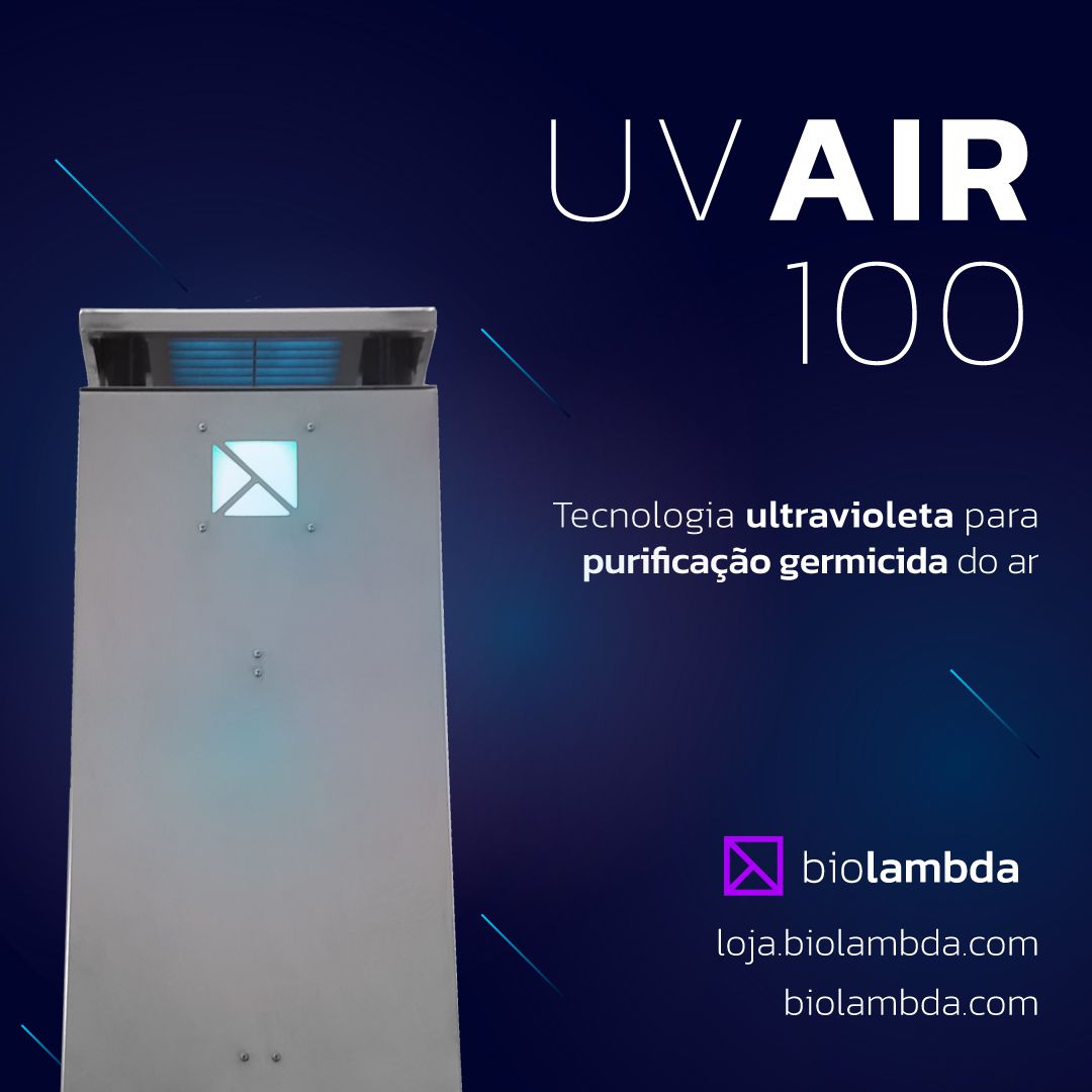 UV Air 100 | Purificador de Ar Profissional | Loja BioLambda - Loja  BioLambda Oficial