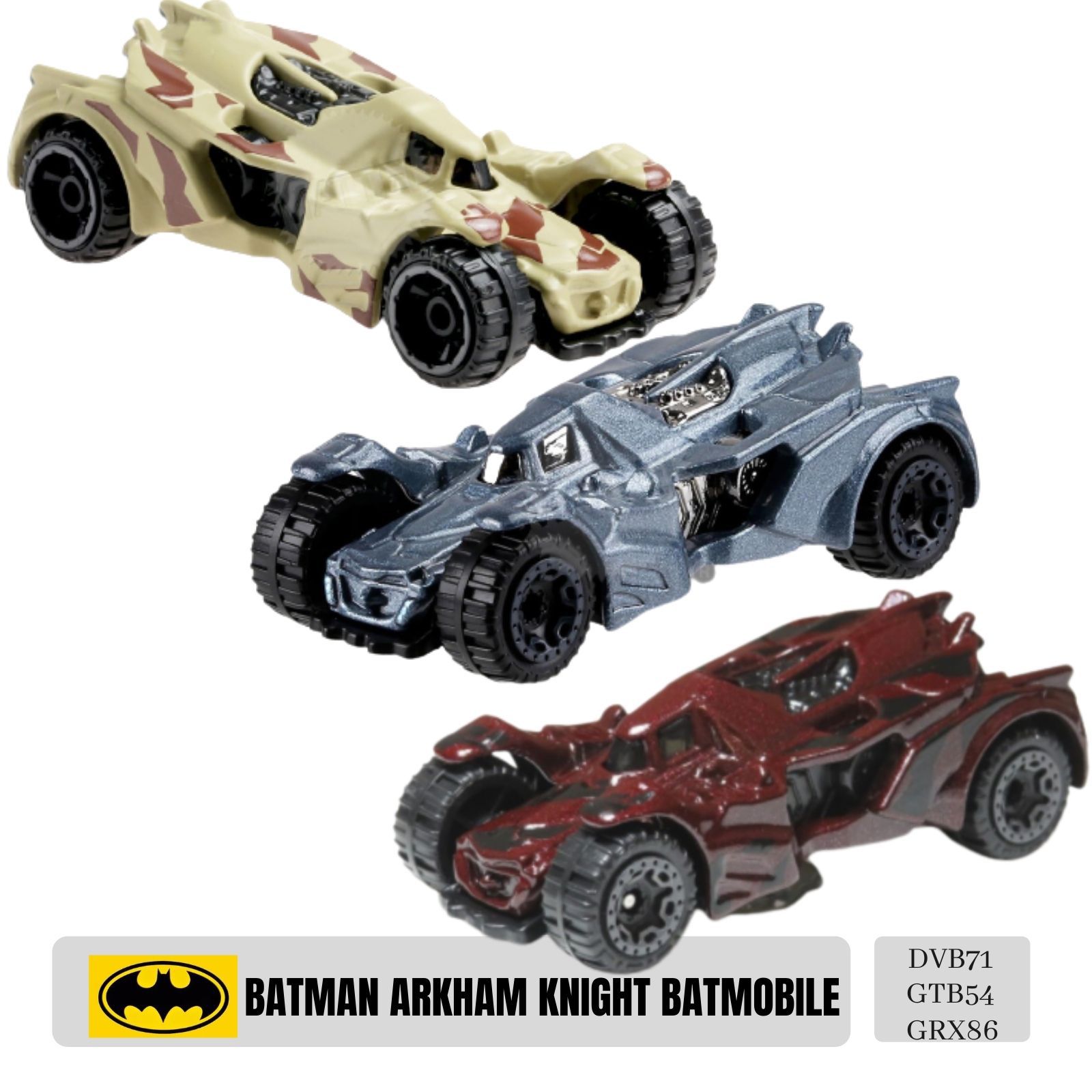 Carrinho Hot Wheels - Batman: Arkham Knight Batmobile - Batman DC - 1:64 -  Mattel - superlegalbrinquedos