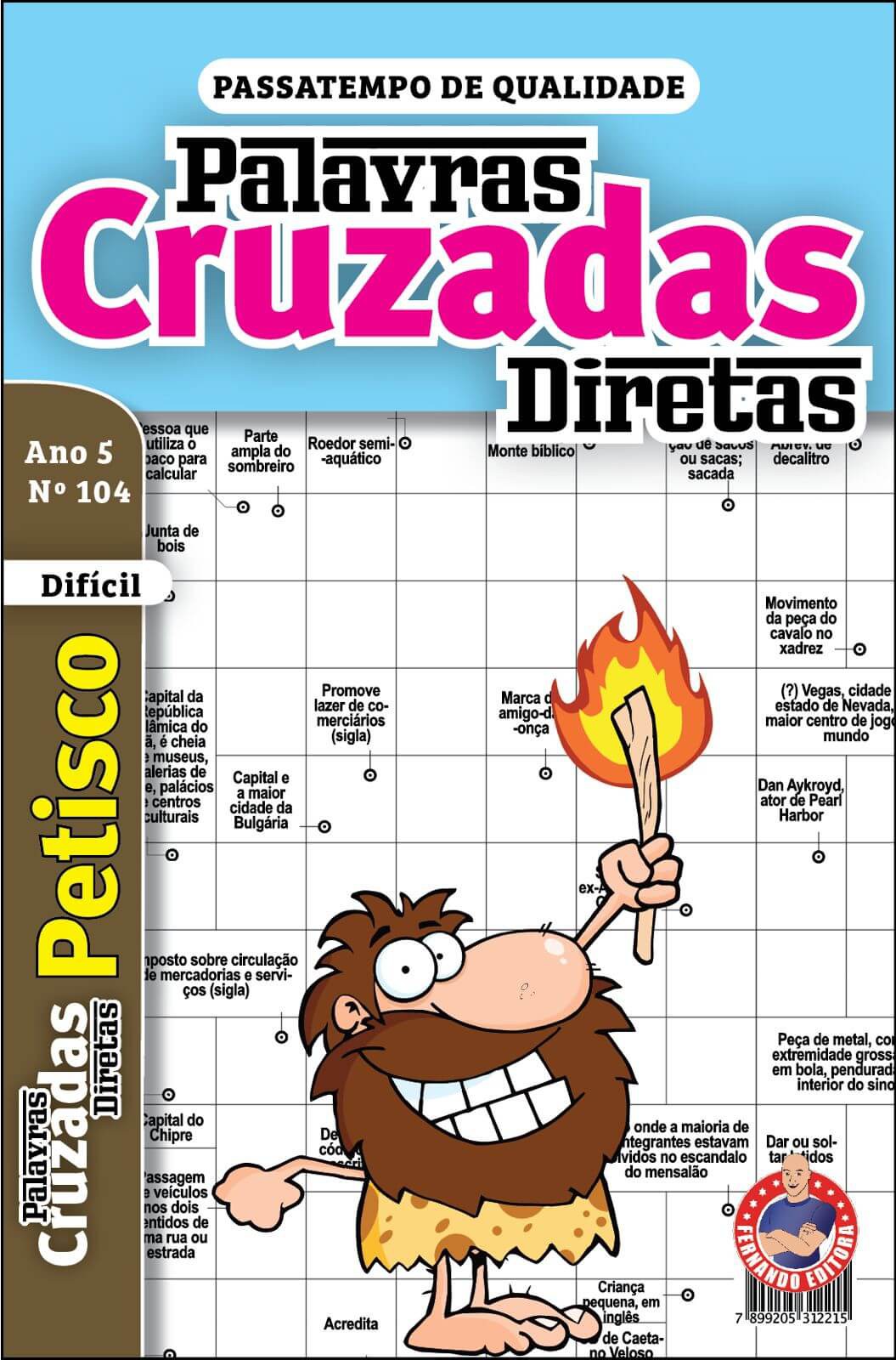 Palavras cruzadas: nível difícil