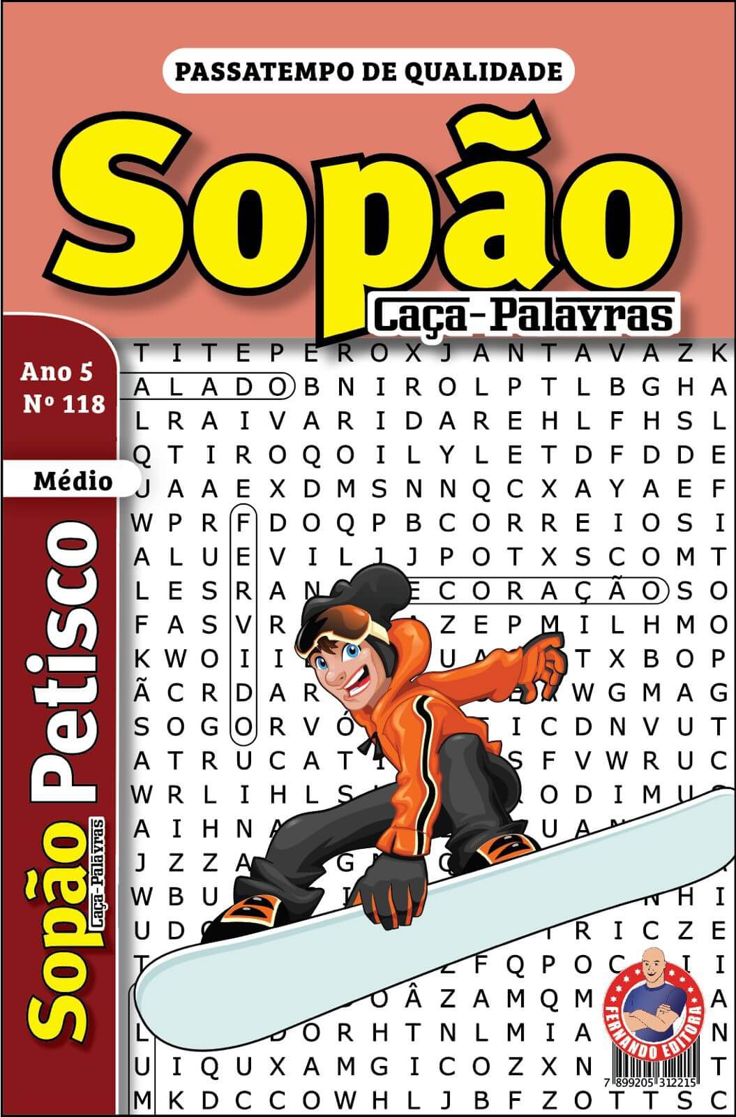 Livro Coquetel Caça Palavras Super nível fácil Ed 07