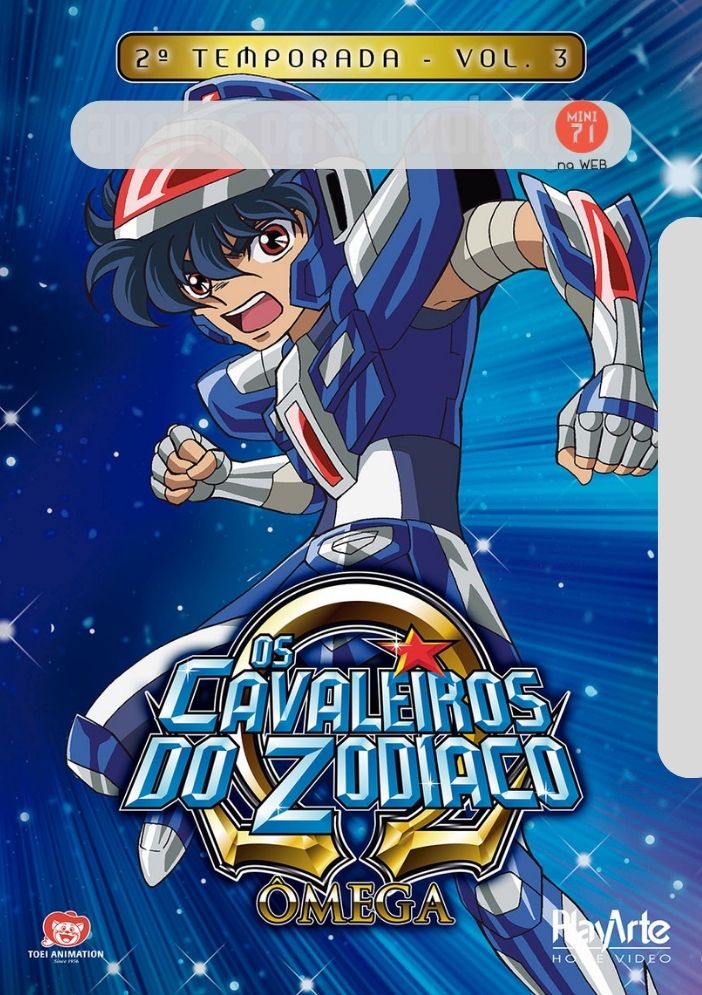 DVD Os Cavaleiros do Zodíaco - Ômega Vol. 2