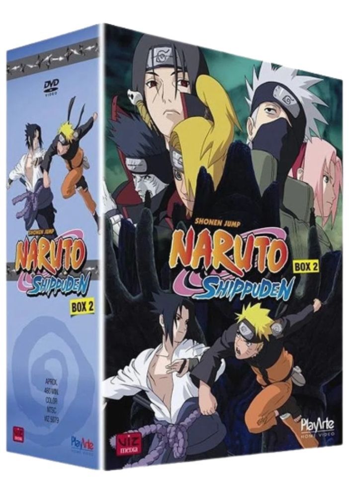 DVD Box - Naruto Shippuden - Primeira Temporada - Box 2 (5 Discos)