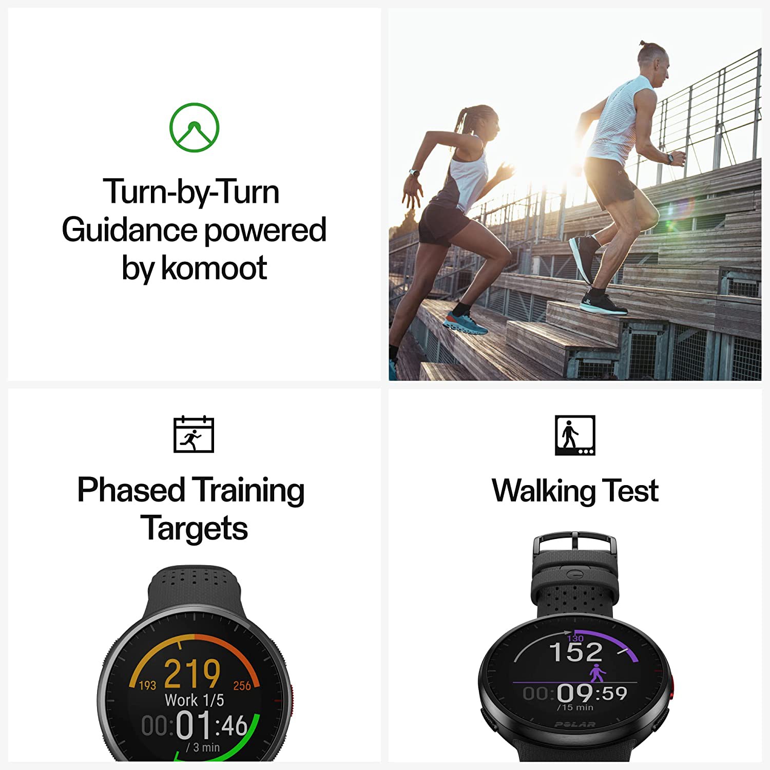 Relógio Polar Gps Pacer Pro Preto - VBGPS