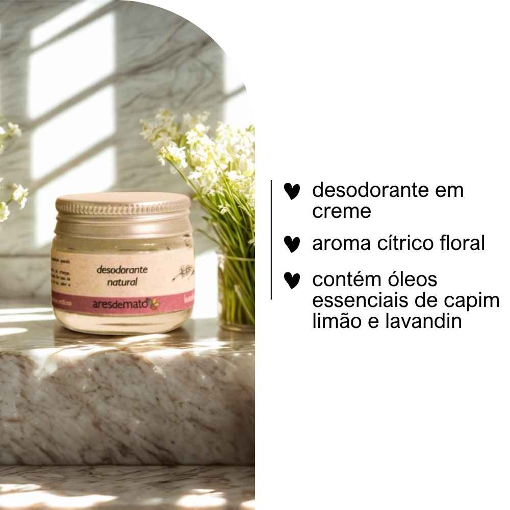 Desodorante em Creme Lavandim: Livre de Alumínio e Parabeno ...