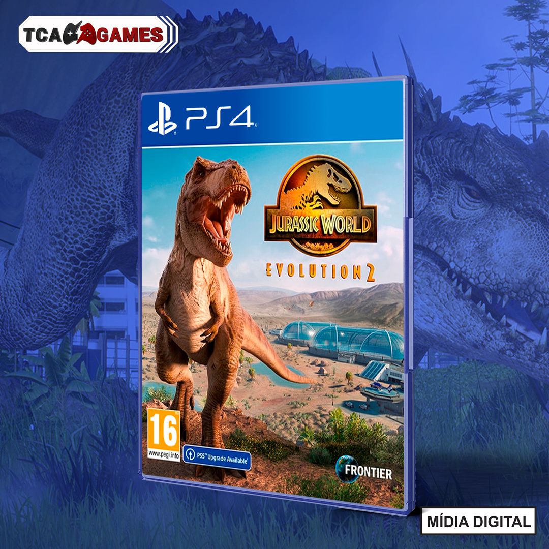 Jurassic World Evolution 2 - PS4 - Mídia Digital - Jogos digitais para Ps4,  Ps5, Xbox One e Series.