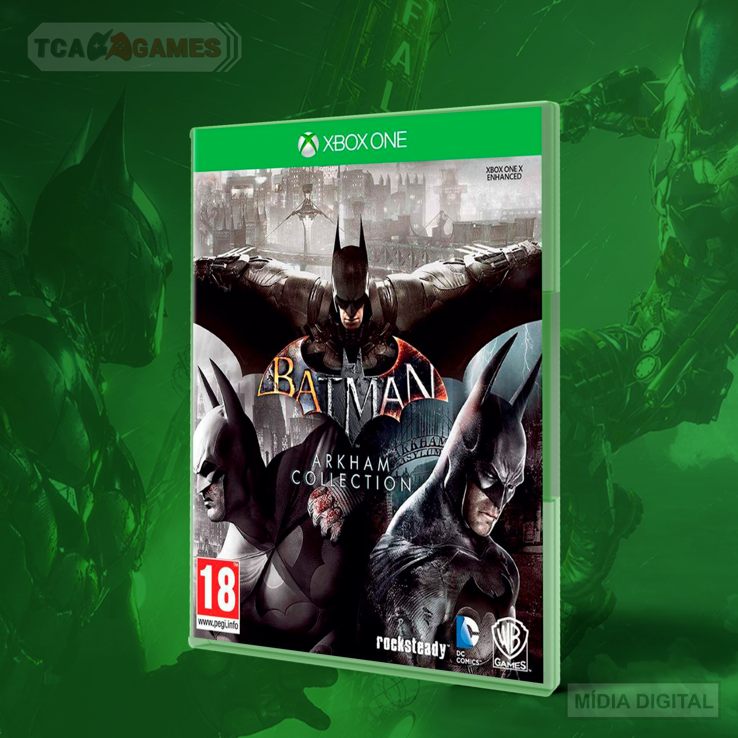 Batman Arkham Collection Xbox One Mídia Digital - Jogos digitais para Ps4,  Ps5, Xbox One e Series.