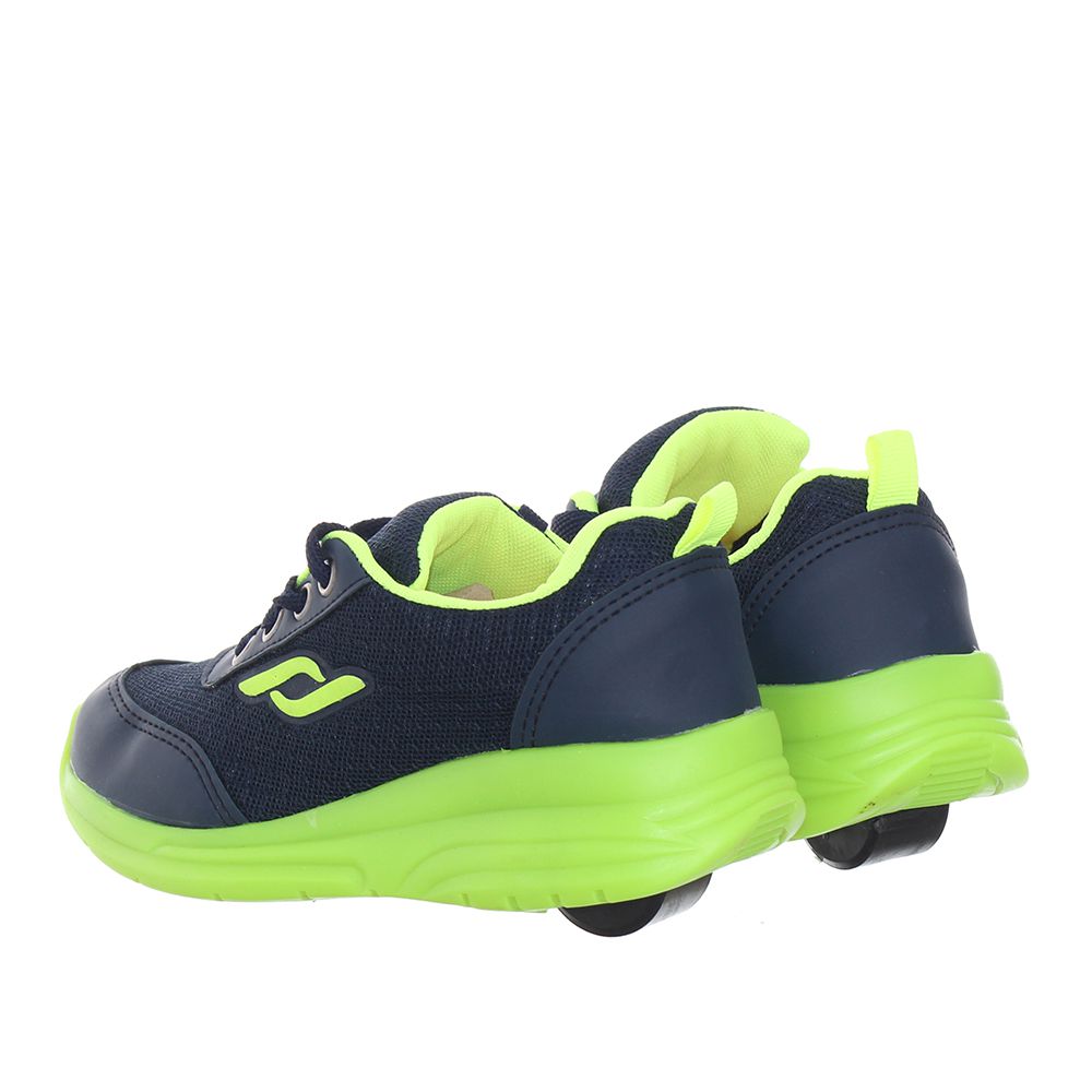 Tenis rodinha removivel led infantil masculino marinho verde - Loja de ...