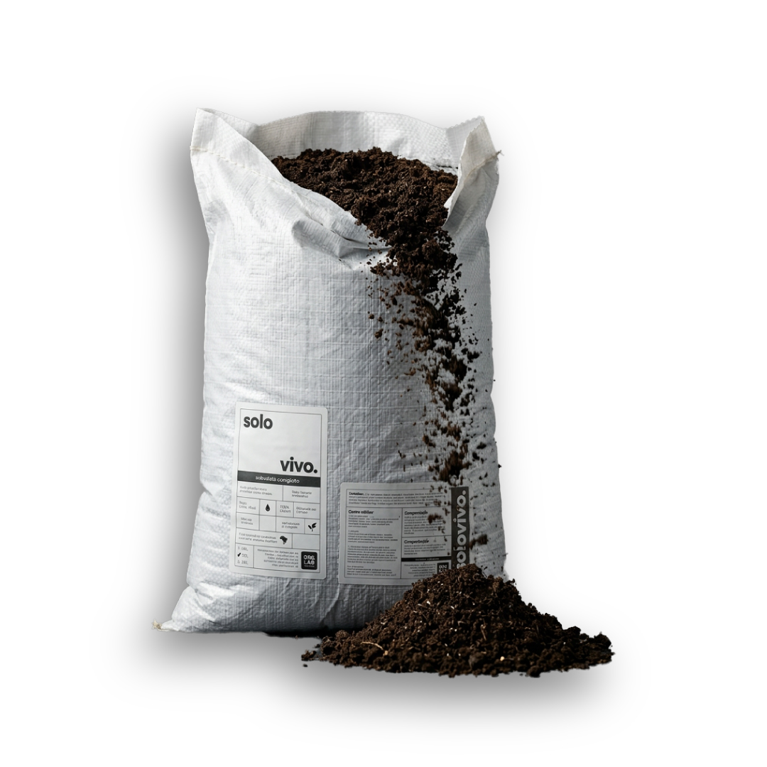 Solo Vivo - Substrato Biológico pronto para cultivo - Organo Lab