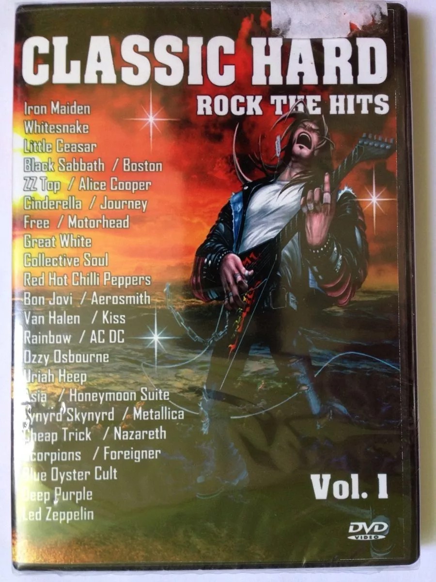 DVD Classic Hard Rock The Hits Vol. 1 - MIGRANET | Loja DVD Classic Hard Rock The Hits Vol. 1 - MIGRANET | Loja