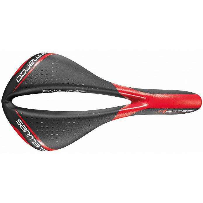 Selle San Marco – Course étroite – Rails XSILITE – 277x132 Mm – Noir/rouge – Neuf