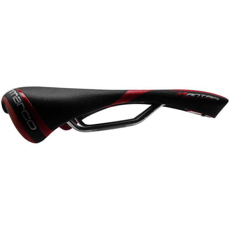 Selle De Vélo De Course Selle San Marco Aspide – XSILITE Noir/rouge – 277x132 Mm Rails étroits