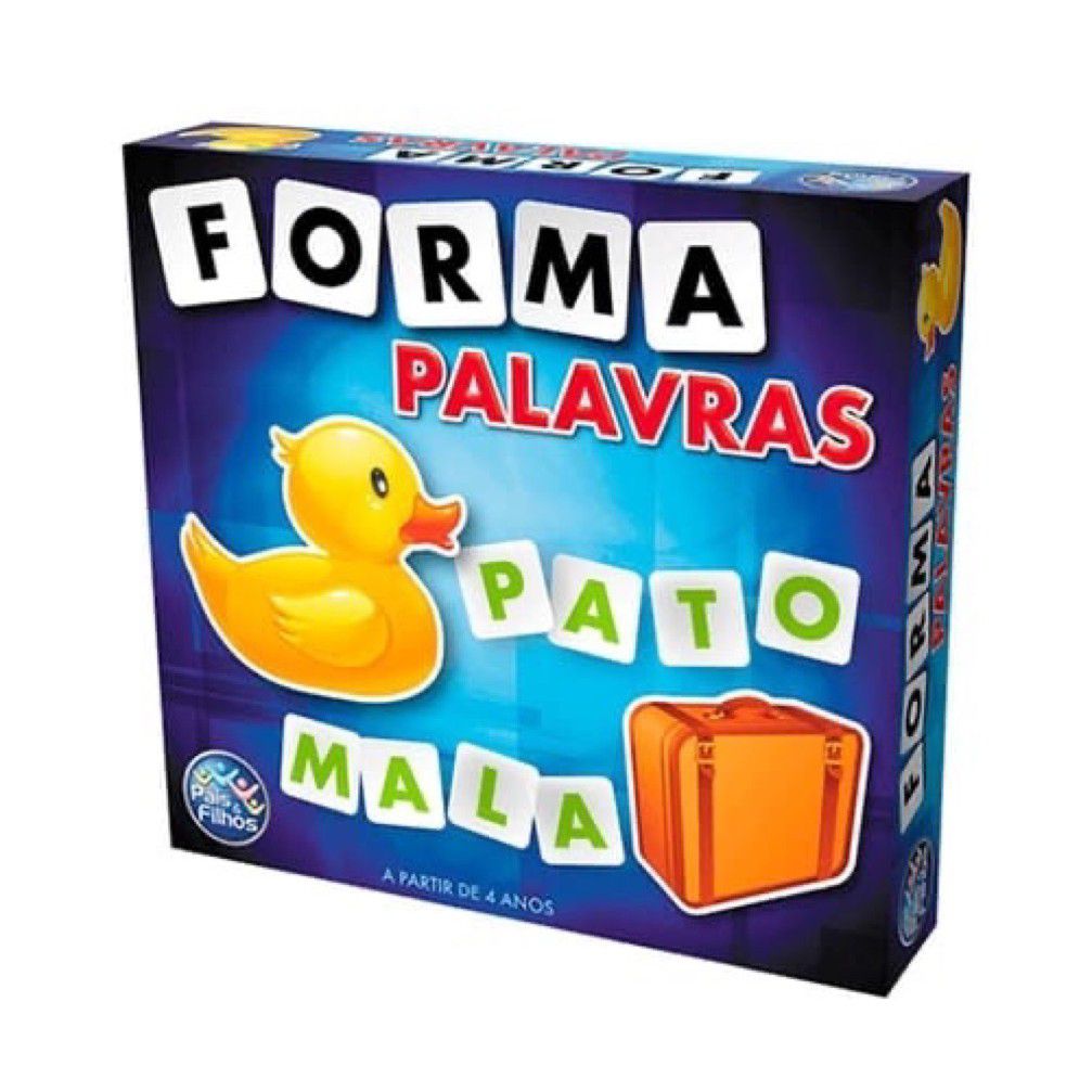 Jogo Forme Palavras Português/Inglês - Brinquedos Educativos e