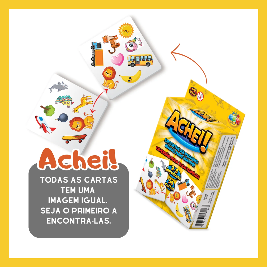Cadê Jogo de Cartas GGB Brinquedo Educativo - GDkids Brinquedos