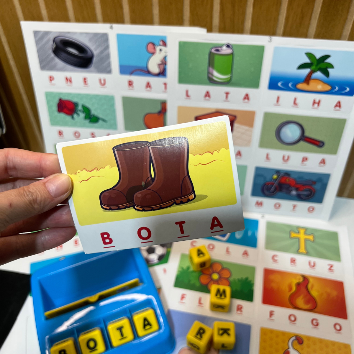 Jogo Das Letras Brinquedo Educativo Pedagógico Pakitoys - GDkids
