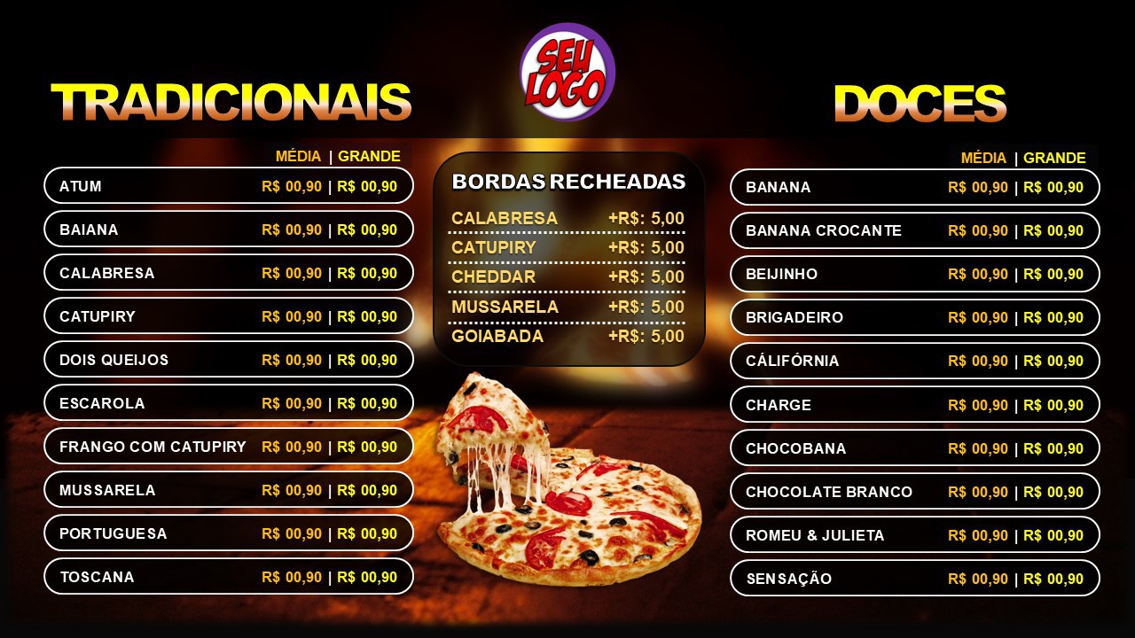 Pizzaria siciliana - Informações Peça Online. Cardápio digital