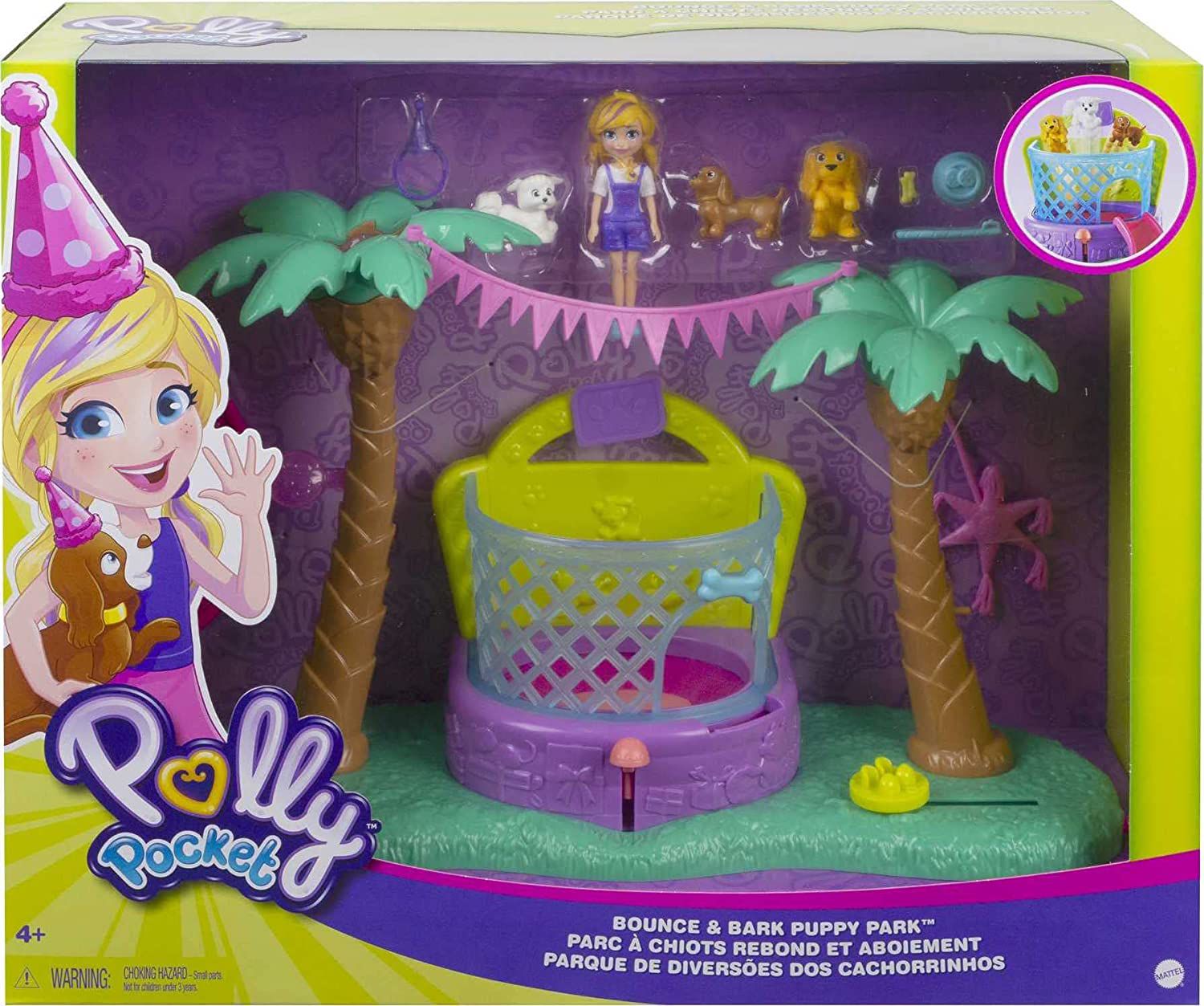 Veículo e Boneca – Polly Pocket – Hospital Móvel dos Bichinhos