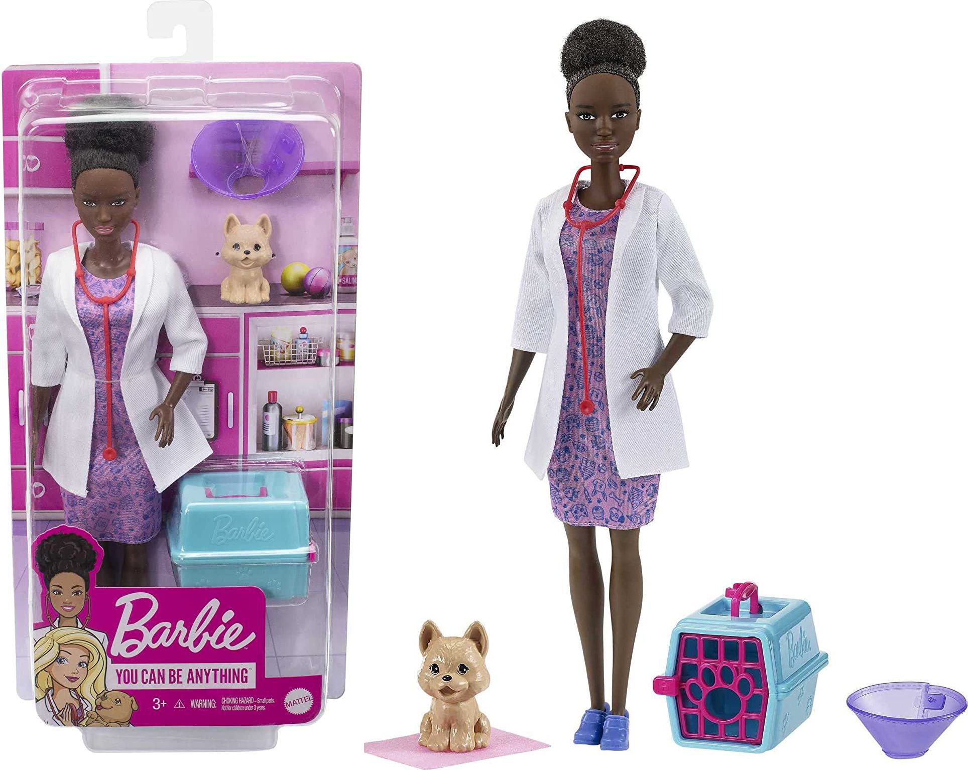 Boneca Barbie quero ser Veterinária