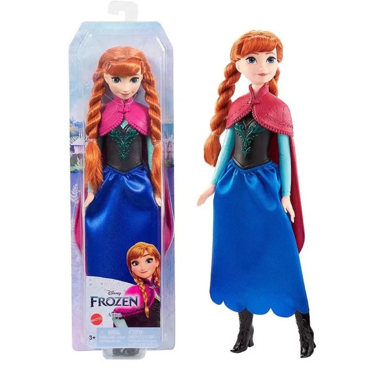 Boneca Disney Frozen Anna 30cm HMJ43 - Mattel HMJ41 : :  Brinquedos e Jogos