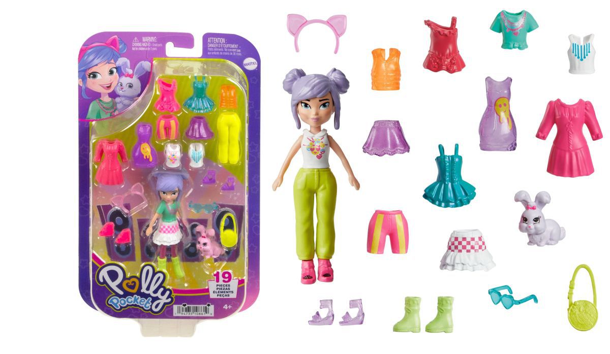 Polly Pocket - Pacote de Modas 19 Peças Hkv94 - MP Brinquedos