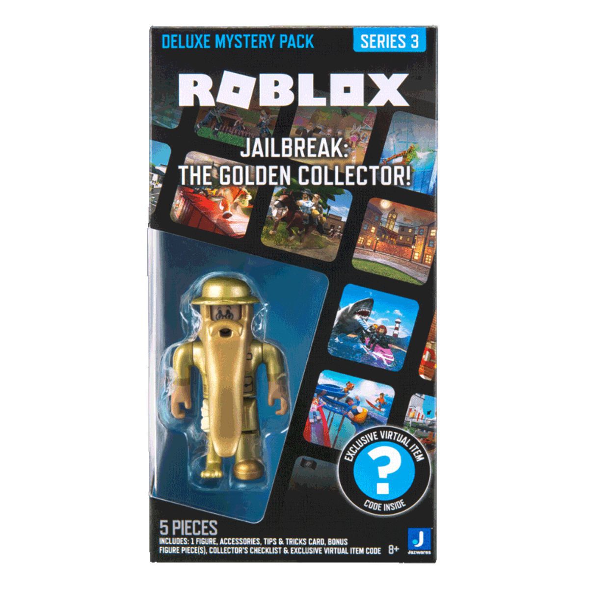 Pack Action Figure Jailbreak: Roblox Great Escape 24 Peças - Sunny