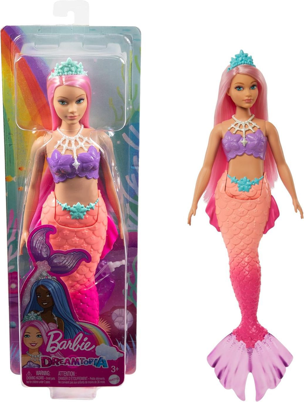 Cauda de sereia para boneca barbie