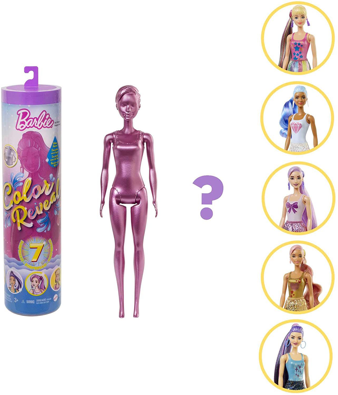 Boneca Barbie Color Reveal Mattel - HLF83