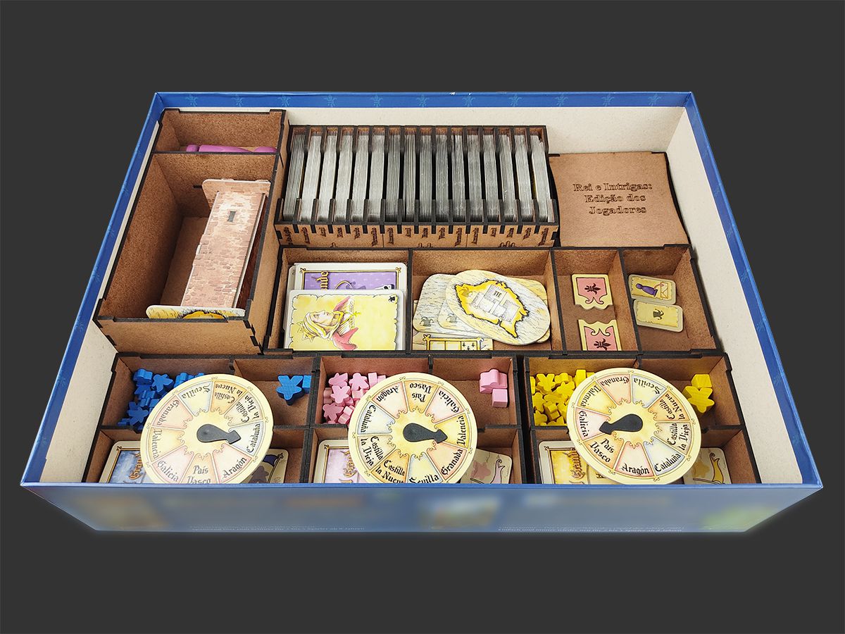 【4タイトルBOX】 Eric Carmen 収納ボックス付き！ Organizador (INSERT MDF) para El Grande Big Box - Bucaneiros Jogos