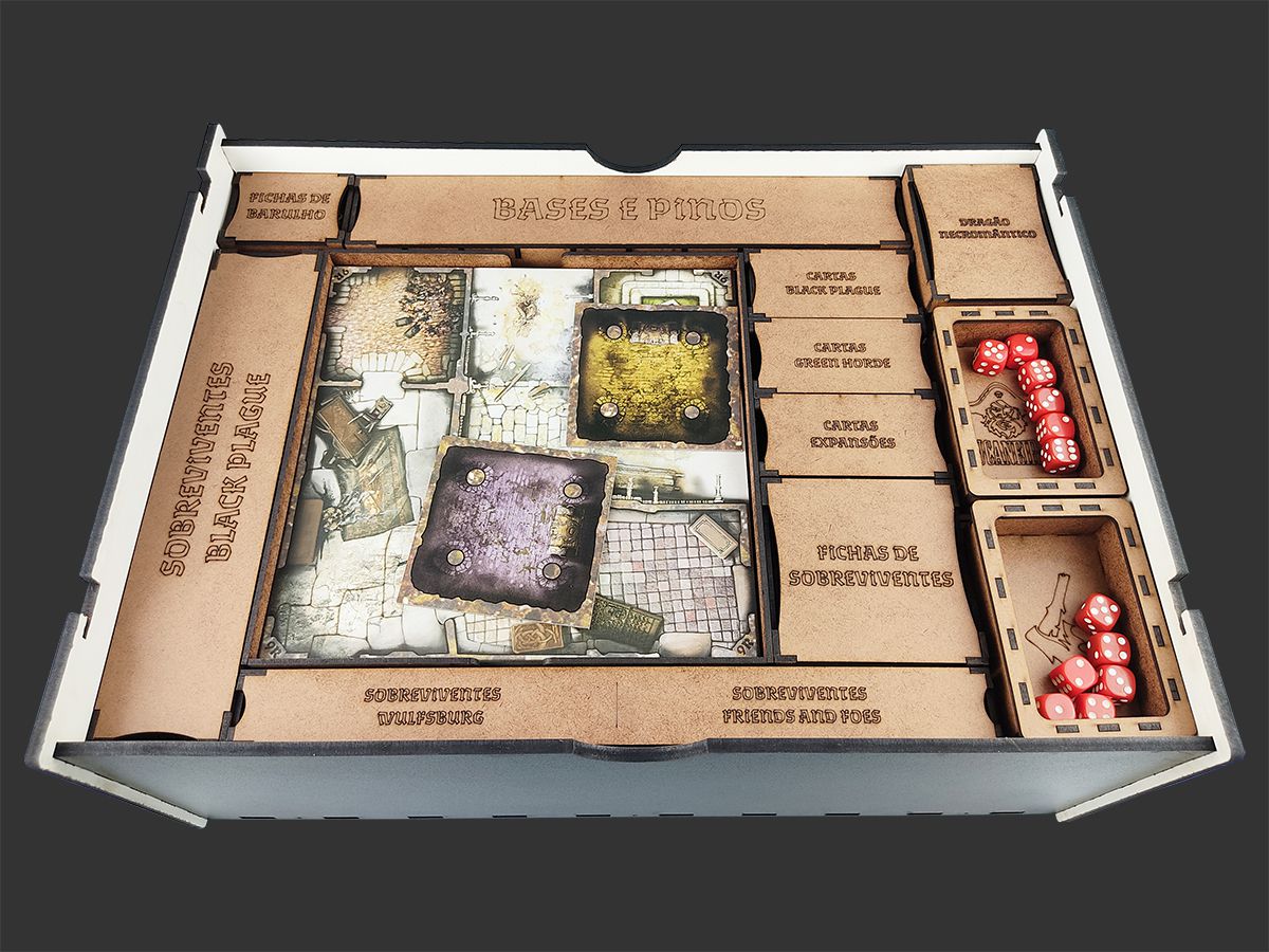 Caixa Organizadora Big Box para Zombicide: Medieval - PREMIUM